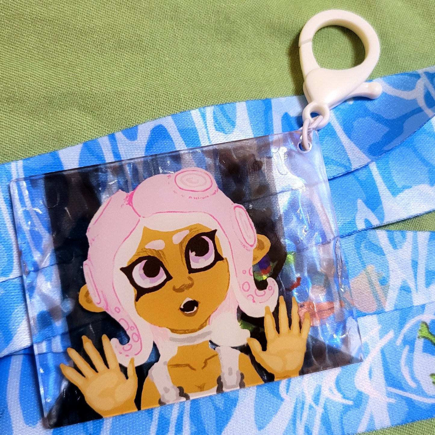 Side Order Glass Elevator Agent 8 Keychain - Pergerine Rabbit!!