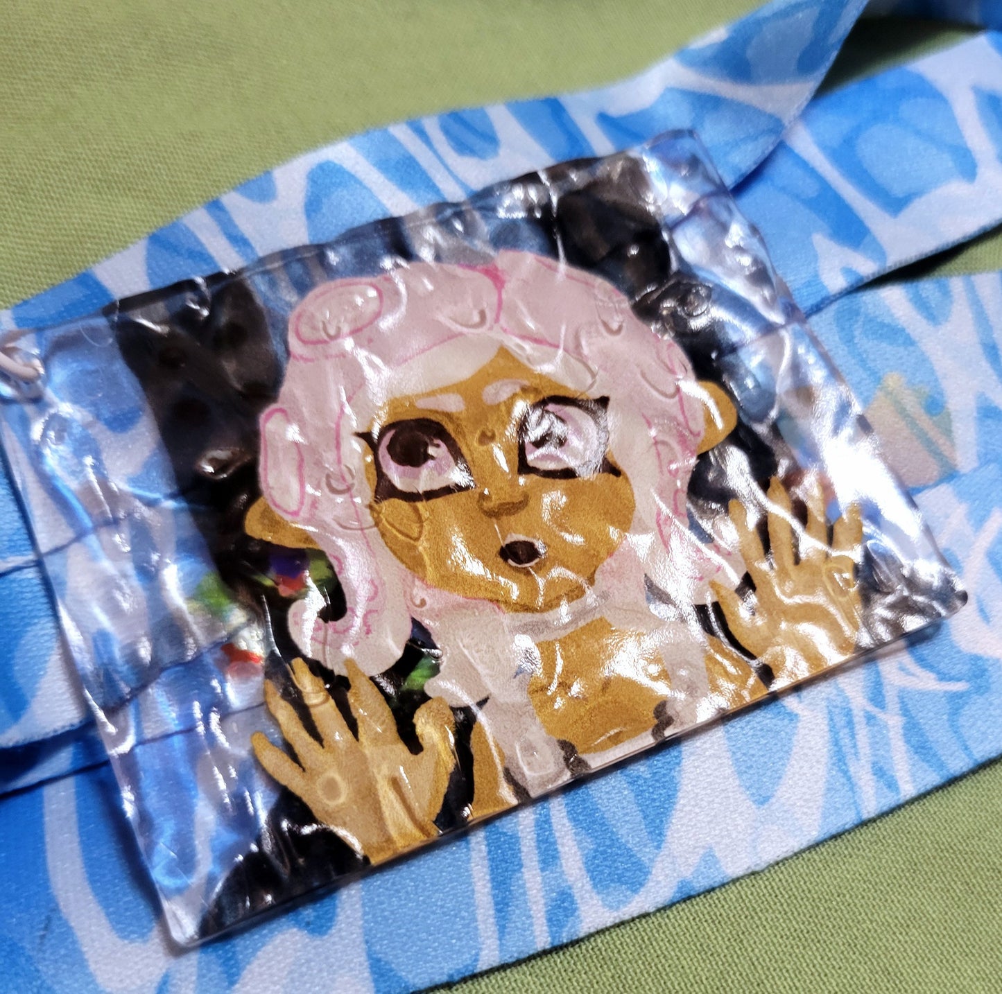 Side Order Glass Elevator Agent 8 Keychain - Pergerine Rabbit!!