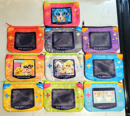 Handheld Game Console Zipper Pouch / Wallet