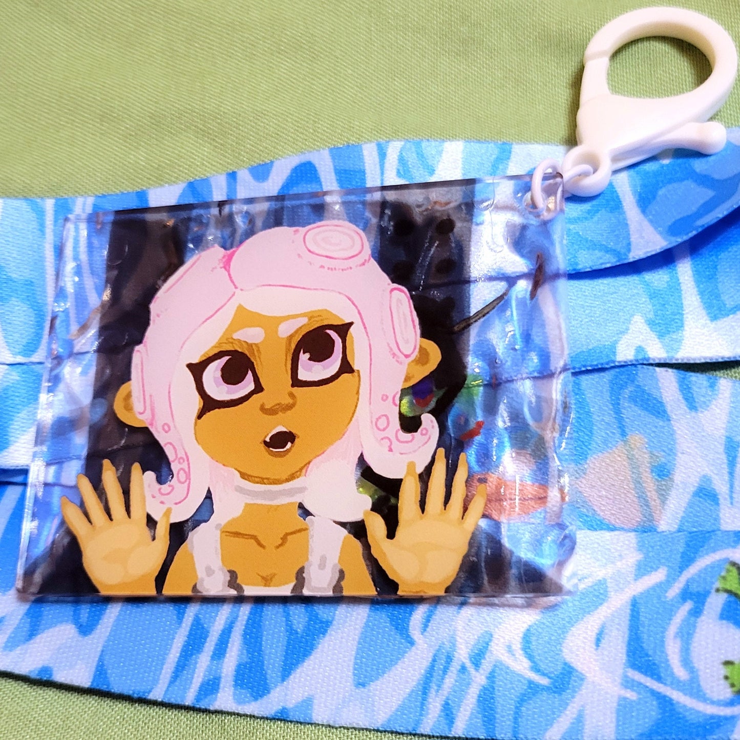 Side Order Glass Elevator Agent 8 Keychain - Pergerine Rabbit!!