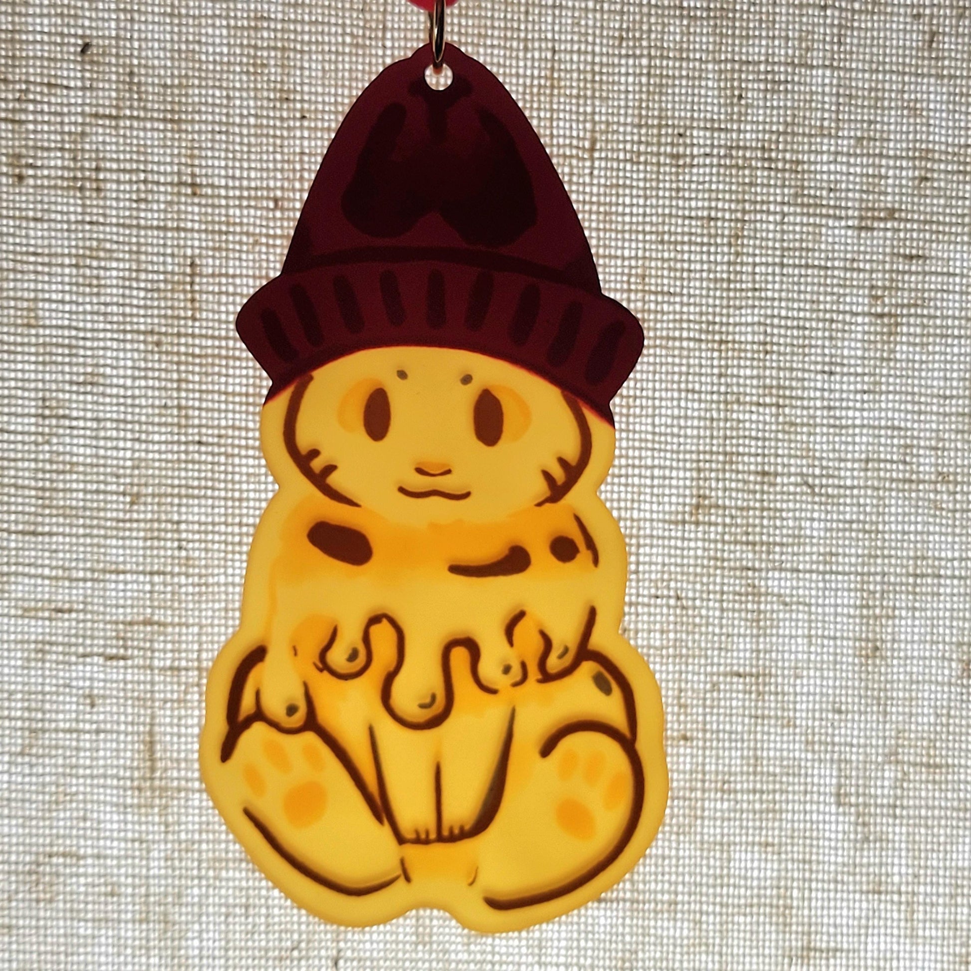 Bunny Art Adopt Keychains / Bag Charms - Transparent Crystal Jelly Appearance - Pergerine Rabbit!!