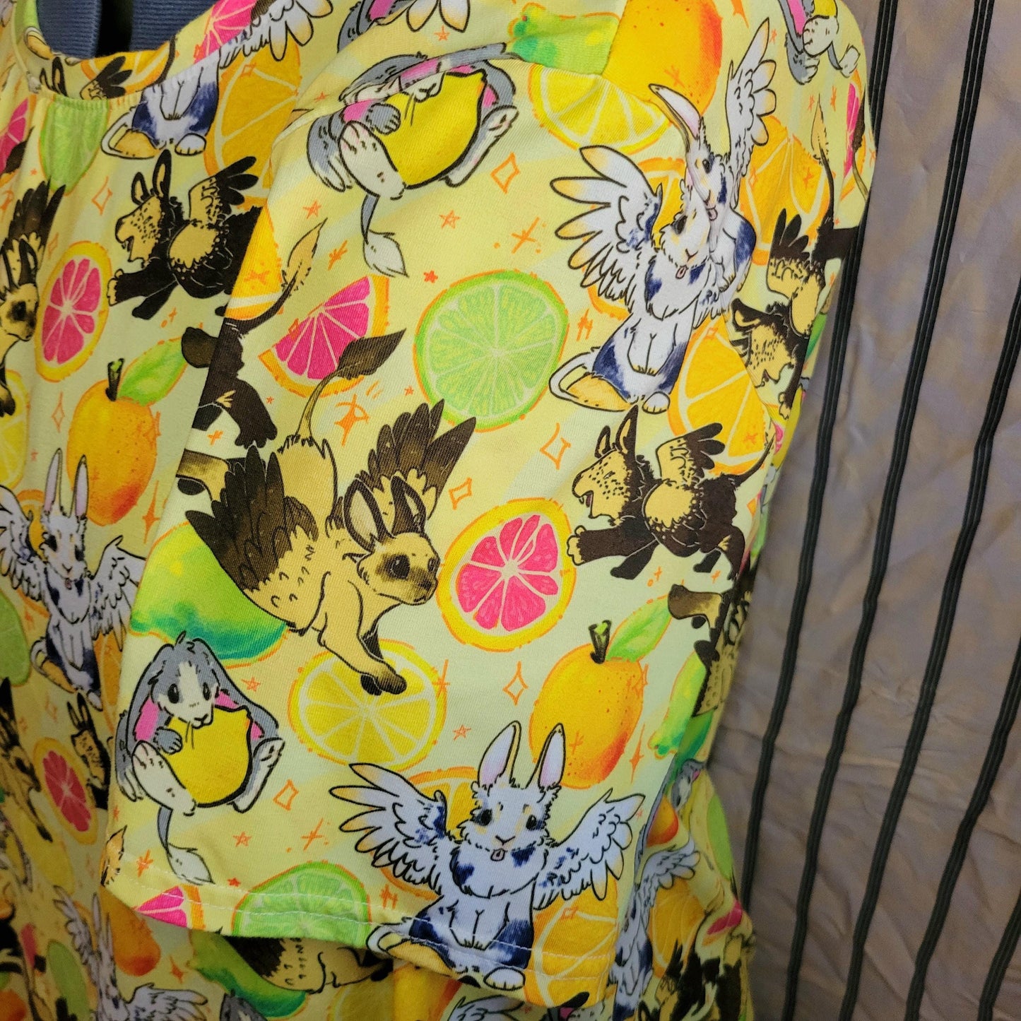 Citrus Skvader All-Over Print Tee Shirt - Pergerine Rabbit!!