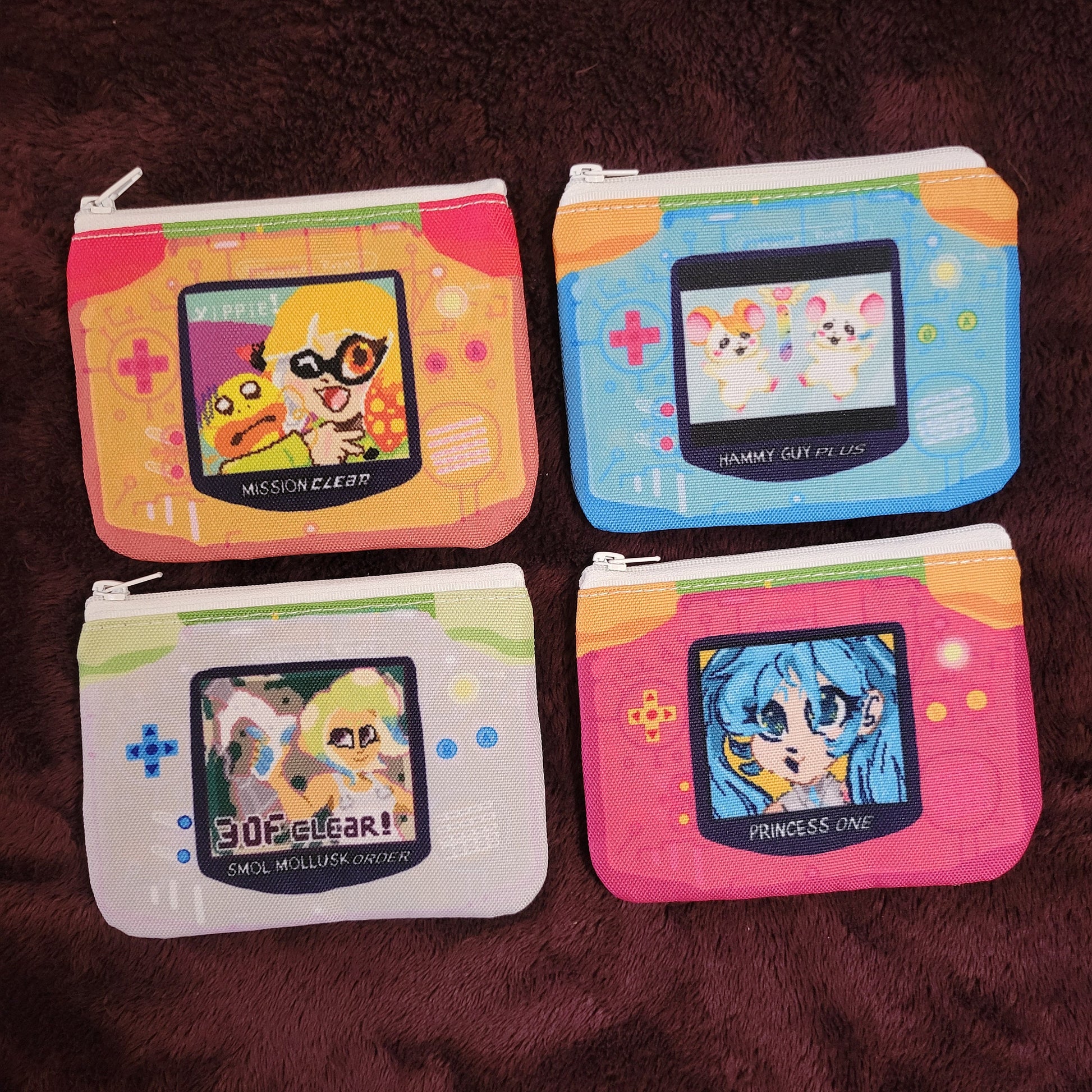 BLIND BAGS- Canvas Handheld Console Cosmetic Bags Wallet B-Grades - Pergerine Rabbit!!