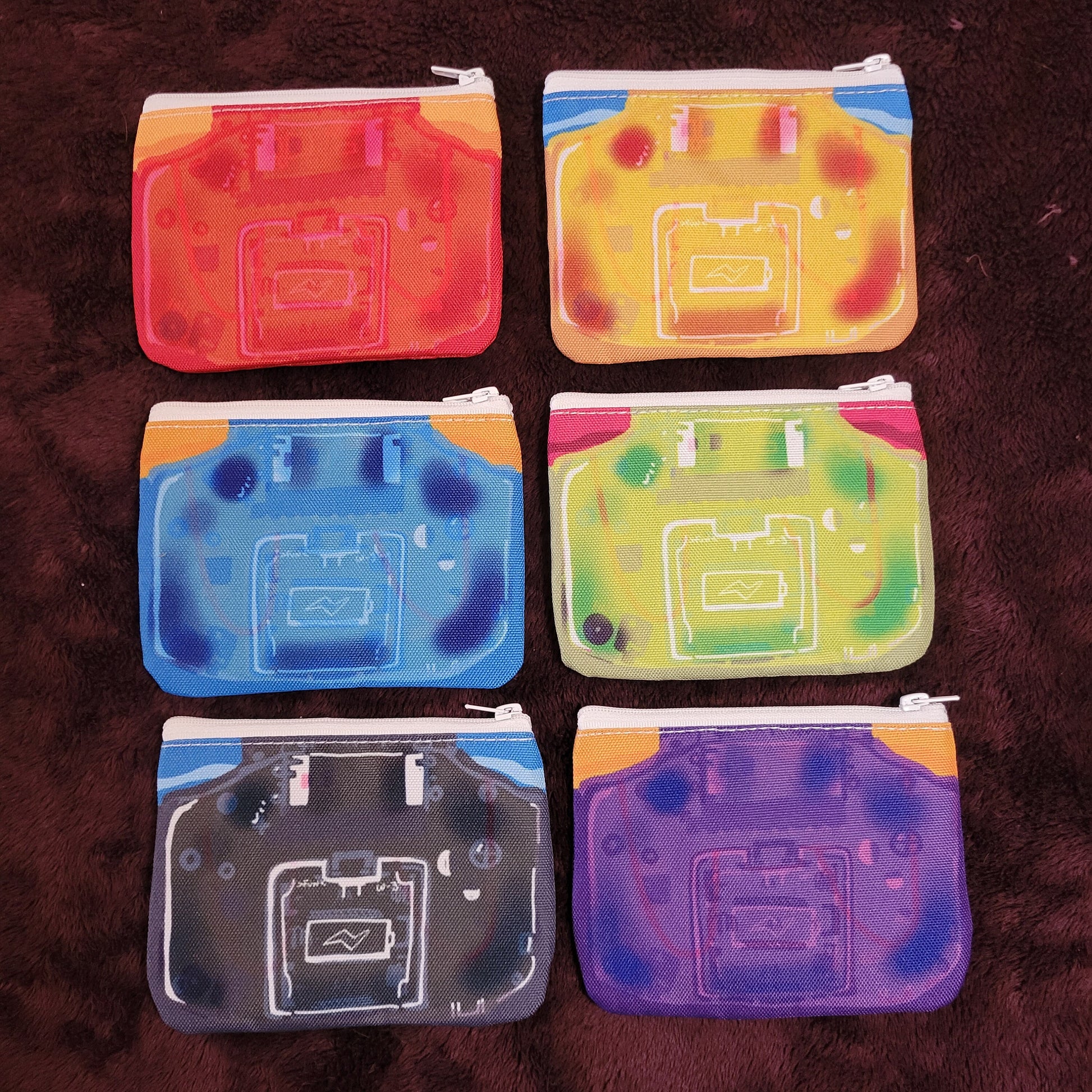 BLIND BAGS- Canvas Handheld Console Cosmetic Bags Wallet B-Grades - Pergerine Rabbit!!