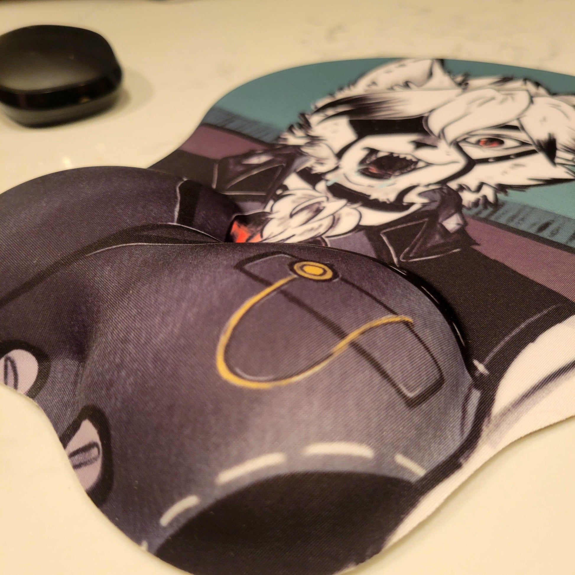 Zenless Zone Zero Von Lycaon Oppai Mousepad - Pergerine Rabbit!!
