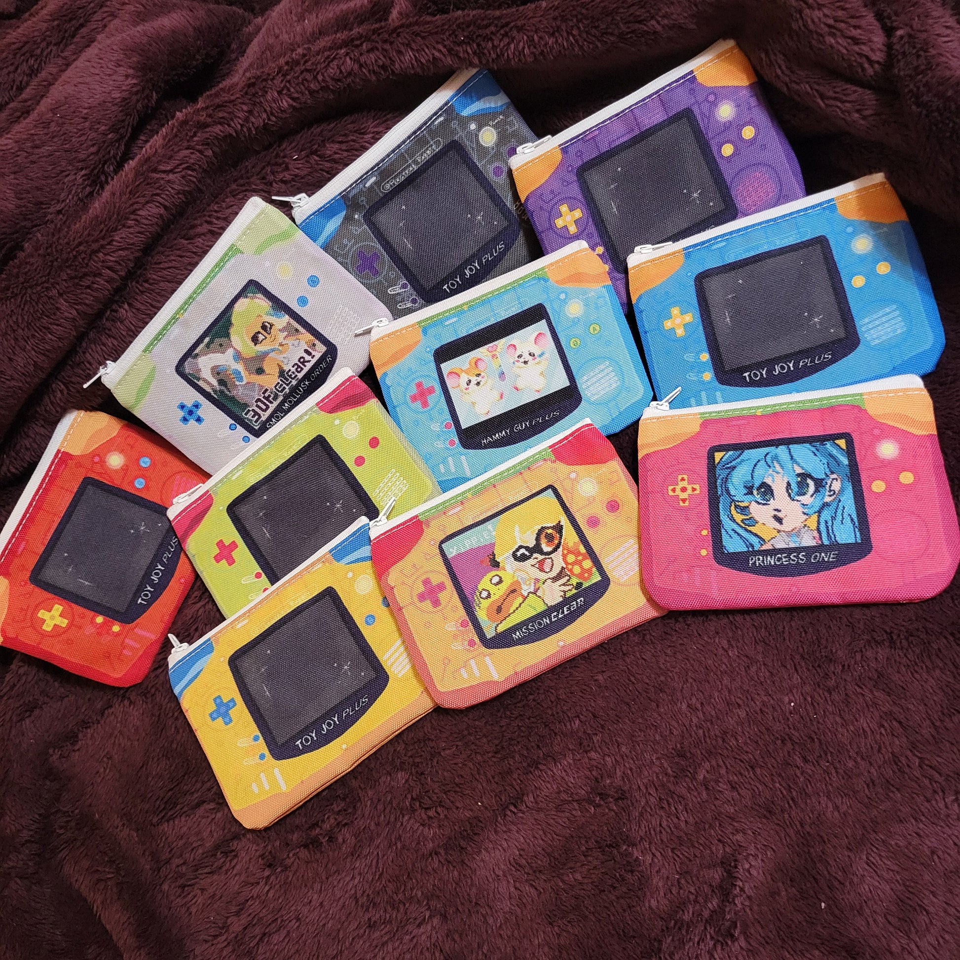 BLIND BAGS- Canvas Handheld Console Cosmetic Bags Wallet B-Grades - Pergerine Rabbit!!