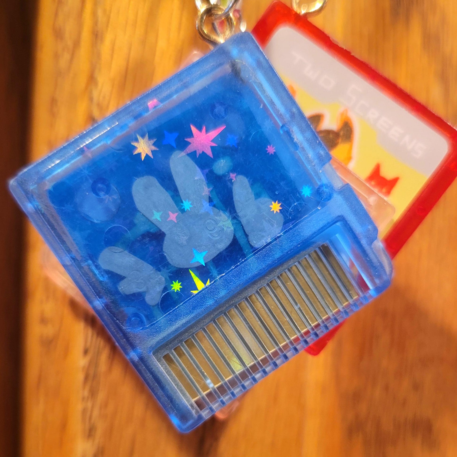 Retro Game Cartridge Phone Charms/Keychains - Contain NO game Chip!! - Pergerine Rabbit!!