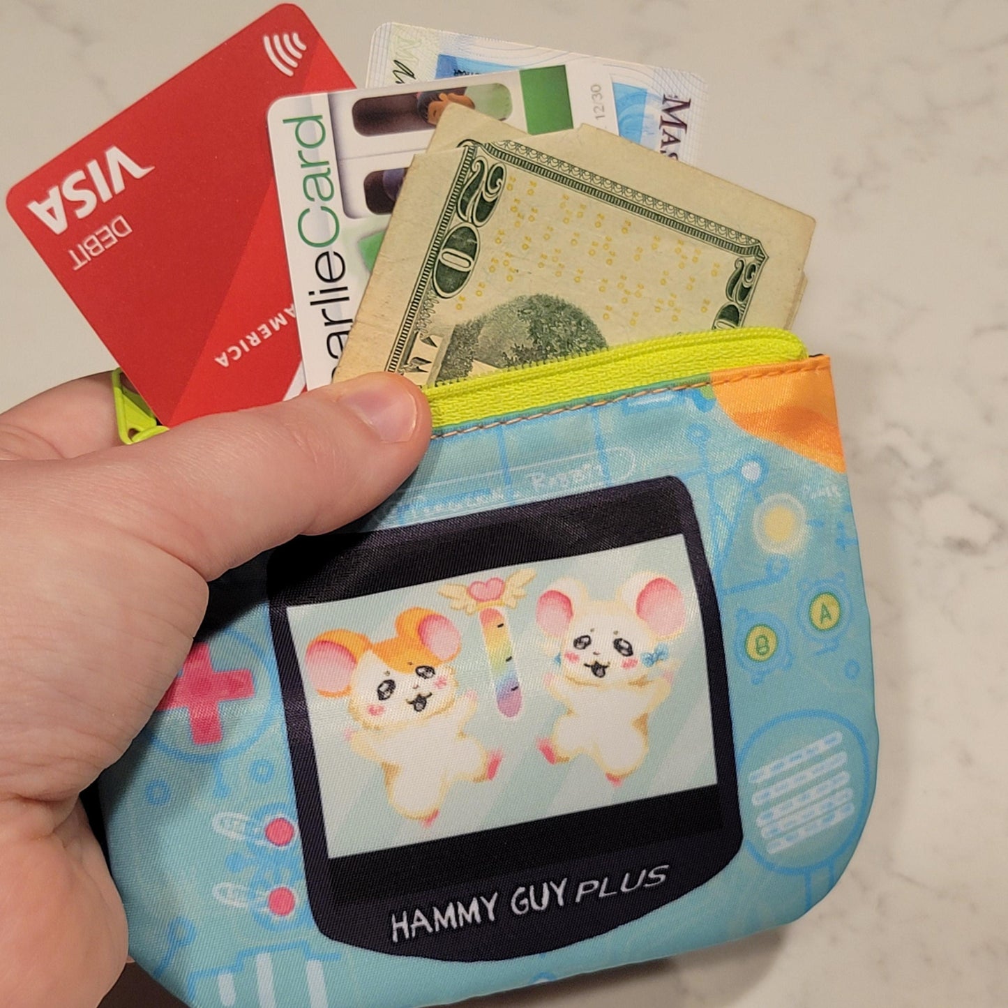 Handheld Game Console Zipper Pouch / Wallet - Pergerine Rabbit!!